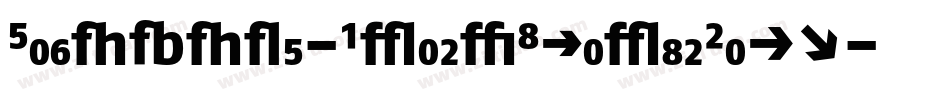 FagoNoLf-BlackItalicCaps字体转换