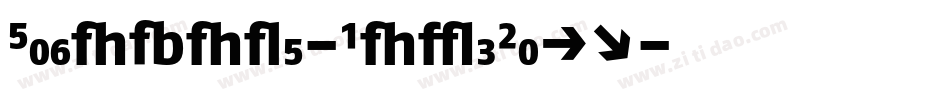 FagoNoLf-BoldCaps字体转换