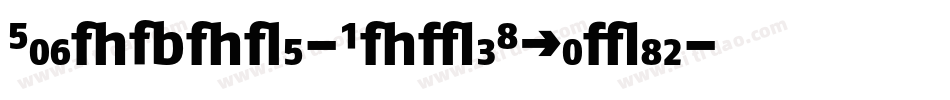 FagoNoLf-BoldItalic字体转换