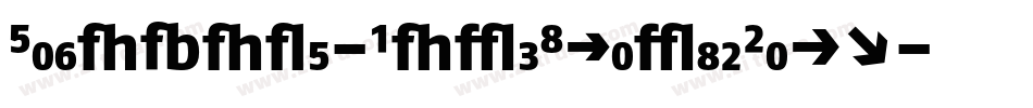 FagoNoLf-BoldItalicCaps字体转换
