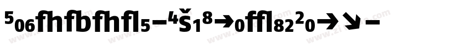 FagoNoLf-ExbItalicCaps字体转换