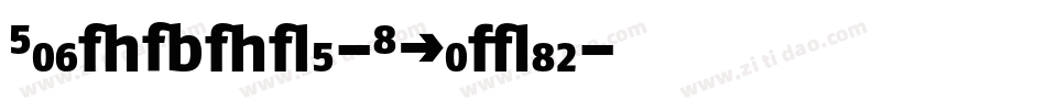 FagoNoLf-Italic字体转换