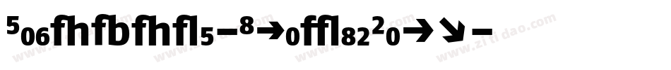 FagoNoLf-ItalicCaps字体转换