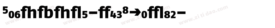 FagoNoLf-MedItalic字体转换