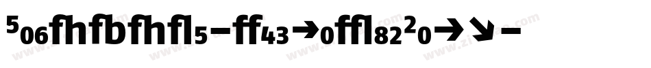 FagoNoLf-MedtalicCaps字体转换
