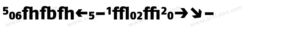 FagoNoTf-BlackCaps字体转换