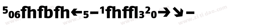 FagoNoTf-BoldCaps字体转换