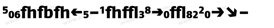 FagoNoTf-BoldItalicCaps字体转换