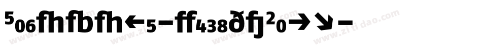 FagoNoTf-MediumCaps字体转换