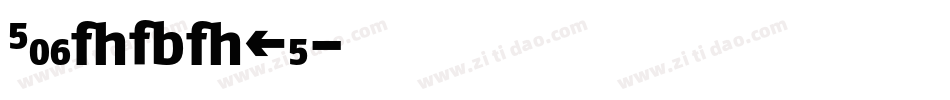 FagoNoTf字体转换