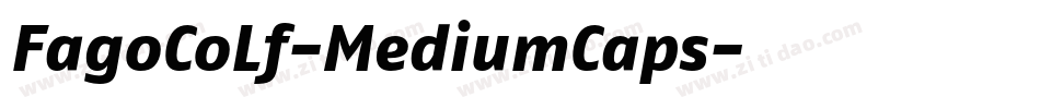 FagoCoLf-MediumCaps字体转换