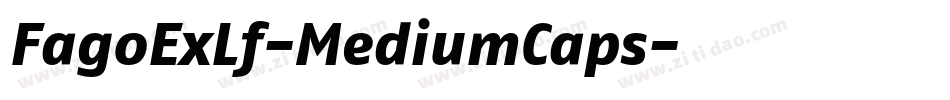 FagoExLf-MediumCaps字体转换