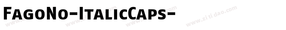 FagoNo-ItalicCaps字体转换