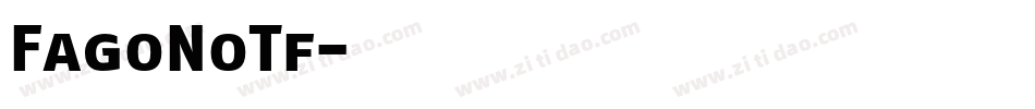 FagoNoTf字体转换