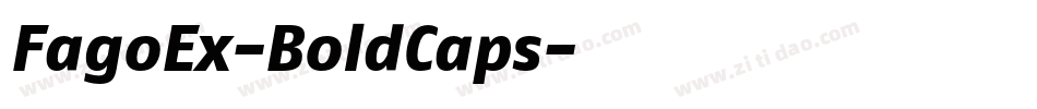 FagoEx-BoldCaps字体转换