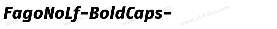 FagoNoLf-BoldCaps字体转换