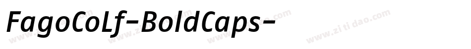 FagoCoLf-BoldCaps字体转换