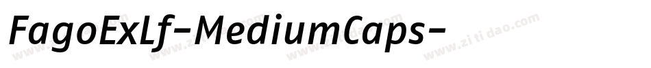 FagoExLf-MediumCaps字体转换