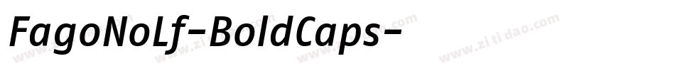 FagoNoLf-BoldCaps字体转换