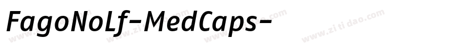 FagoNoLf-MedCaps字体转换