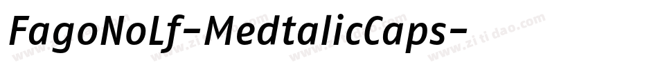 FagoNoLf-MedtalicCaps字体转换