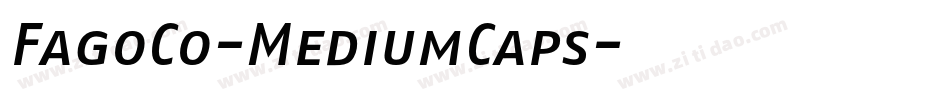 FagoCo-MediumCaps字体转换