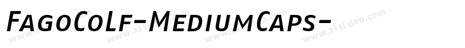 FagoCoLf-MediumCaps字体转换