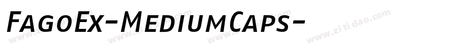 FagoEx-MediumCaps字体转换