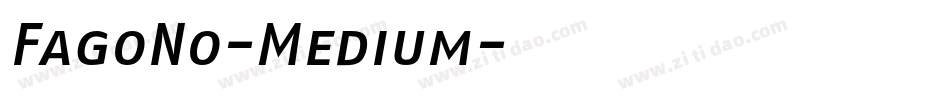 FagoNo-Medium字体转换