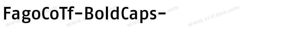 FagoCoTf-BoldCaps字体转换