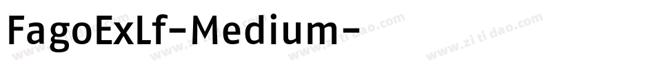 FagoExLf-Medium字体转换