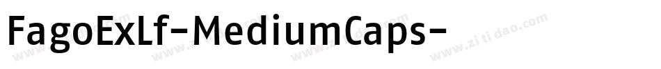 FagoExLf-MediumCaps字体转换