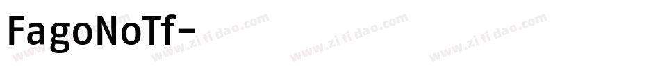 FagoNoTf字体转换