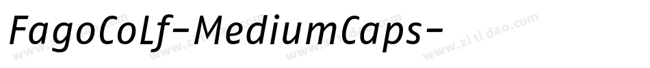 FagoCoLf-MediumCaps字体转换