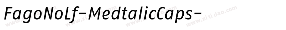 FagoNoLf-MedtalicCaps字体转换
