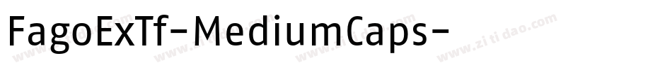 FagoExTf-MediumCaps字体转换
