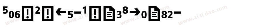 FagoCoTf-BoldItalic字体转换