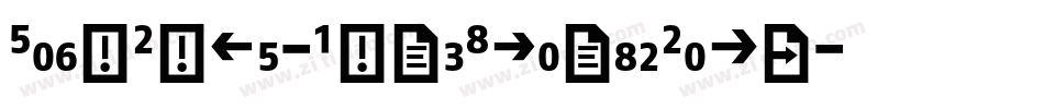 FagoCoTf-BoldItalicCaps字体转换