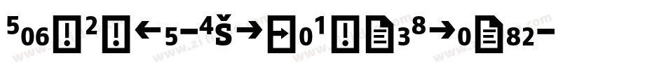 FagoCoTf-ExtraBoldItalic字体转换