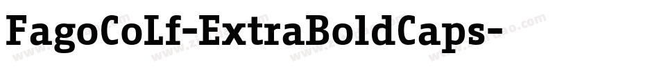 FagoCoLf-ExtraBoldCaps字体转换