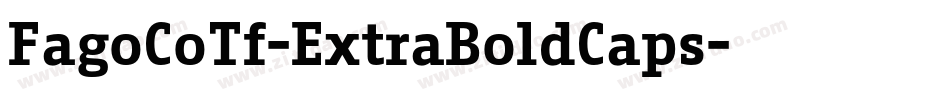 FagoCoTf-ExtraBoldCaps字体转换