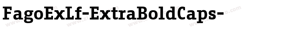 FagoExLf-ExtraBoldCaps字体转换