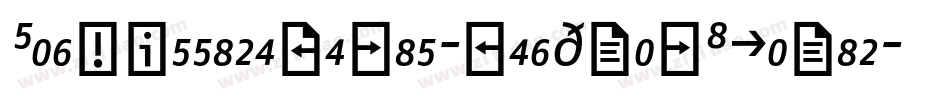 FagoOfficeSerif-RegularItalic字体转换