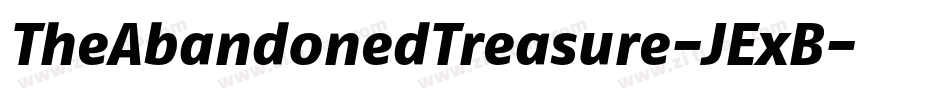 TheAbandonedTreasure-JExB字体转换