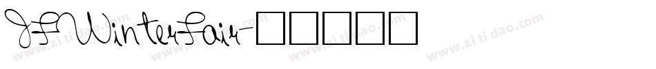 JFWinterFair字体转换