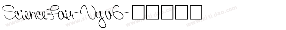 ScienceFair-Vyv6字体转换