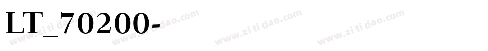 LT_70200字体转换