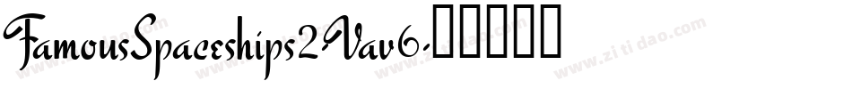 FamousSpaceships2-Vav6字体转换