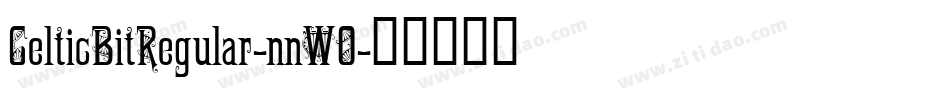 CelticBitRegular-nnWO字体转换