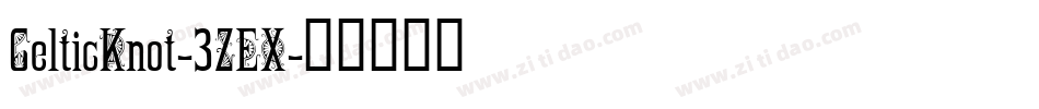 CelticKnot-3ZEX字体转换